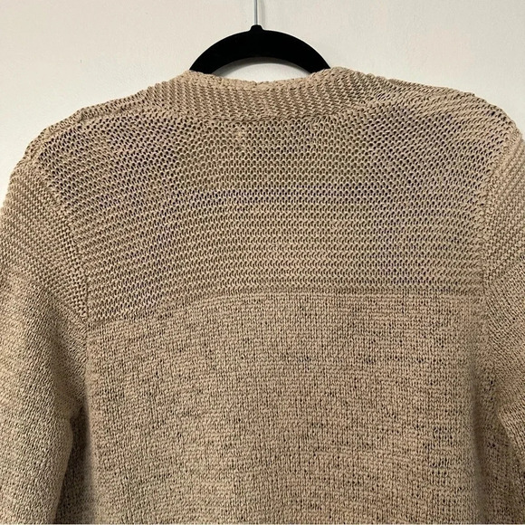 Kasper Women's Brown Knit Cardigan Sweater Size PM GUC - Picture 7 of 8